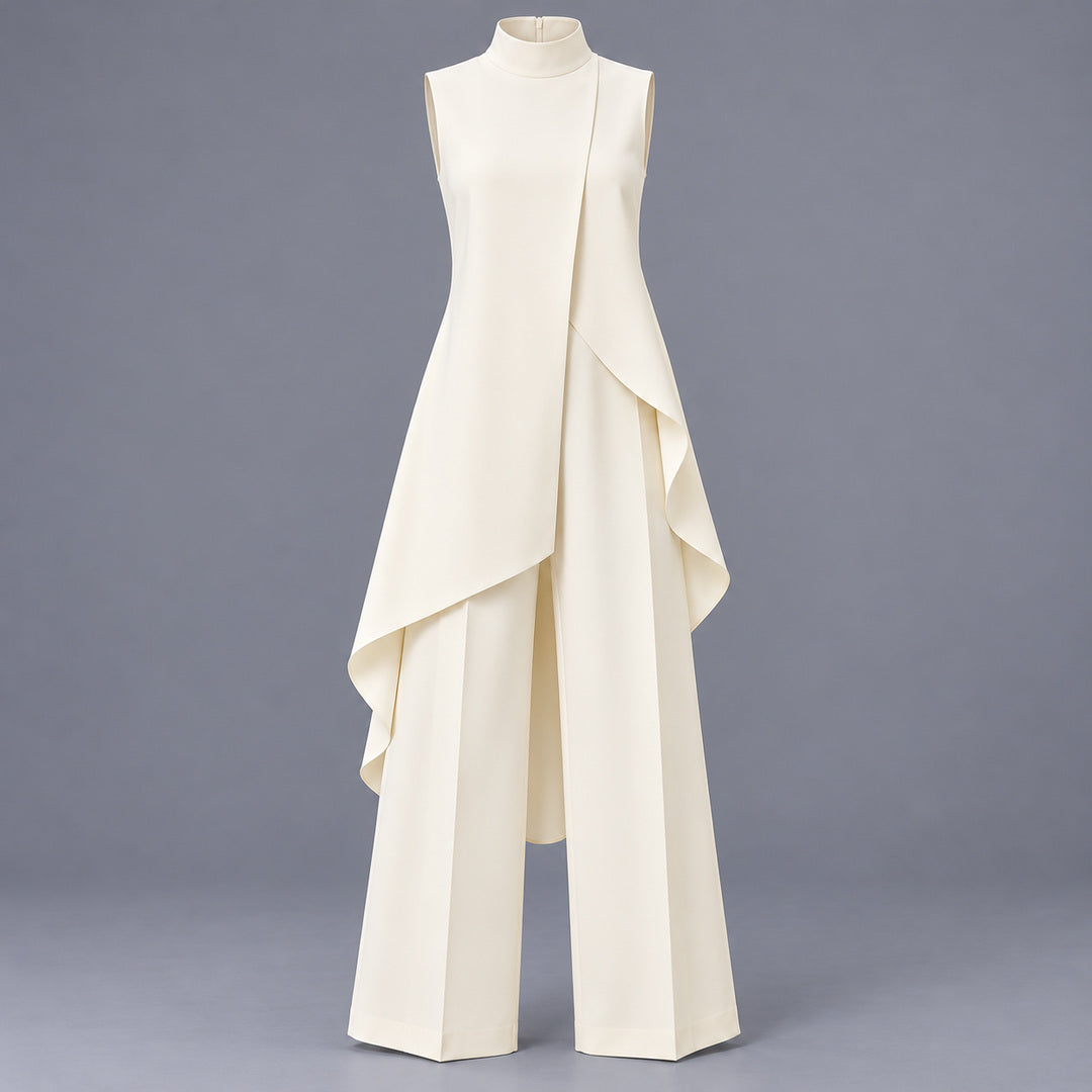 Ivory two-piece set, front view