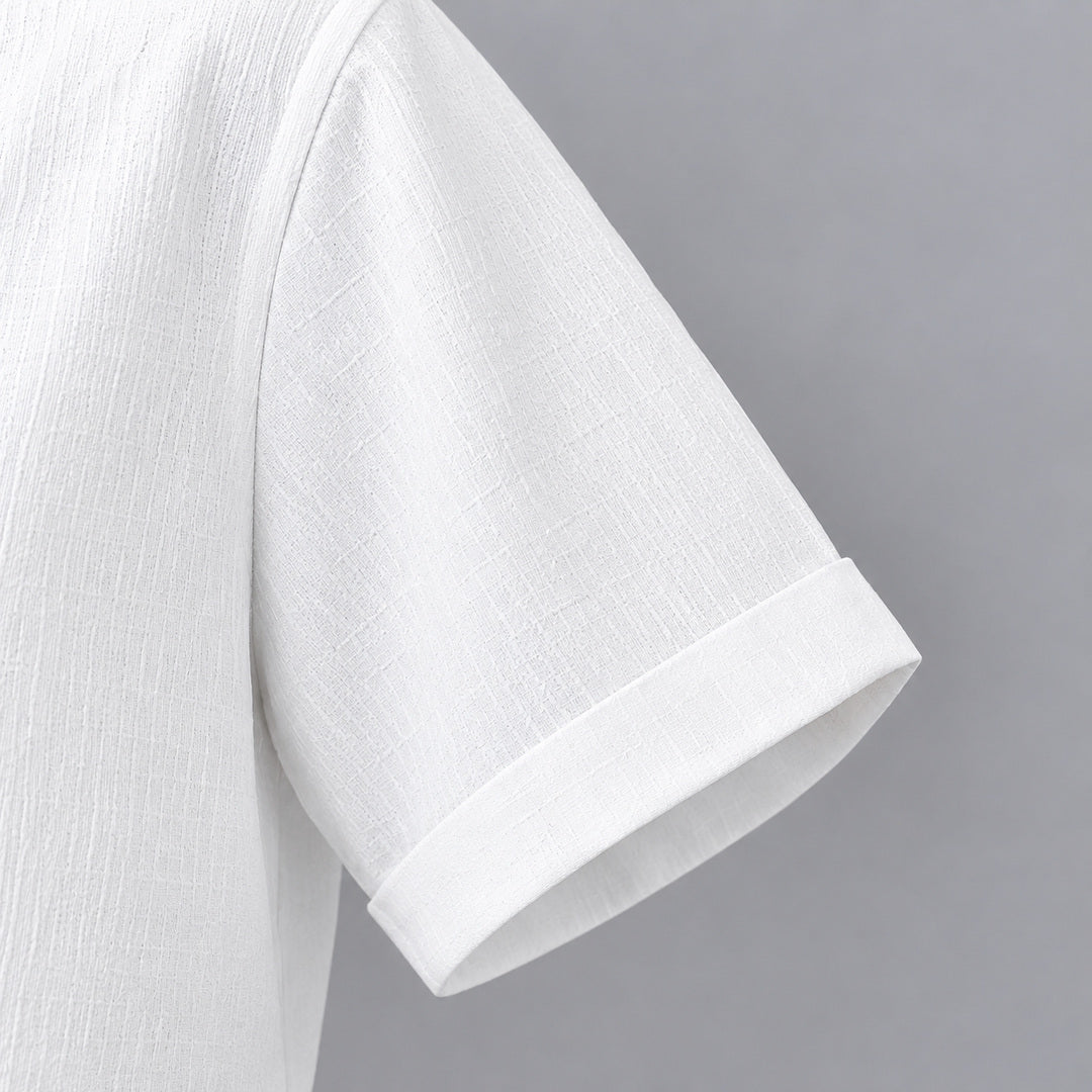 Close-up of the cuffed sleeve